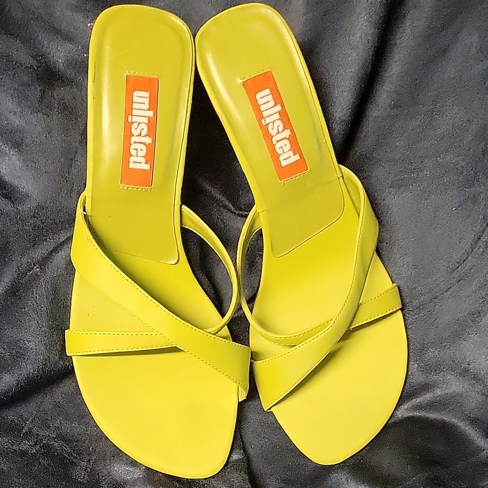 Unlisted Women's Bright Yellow Sandals
